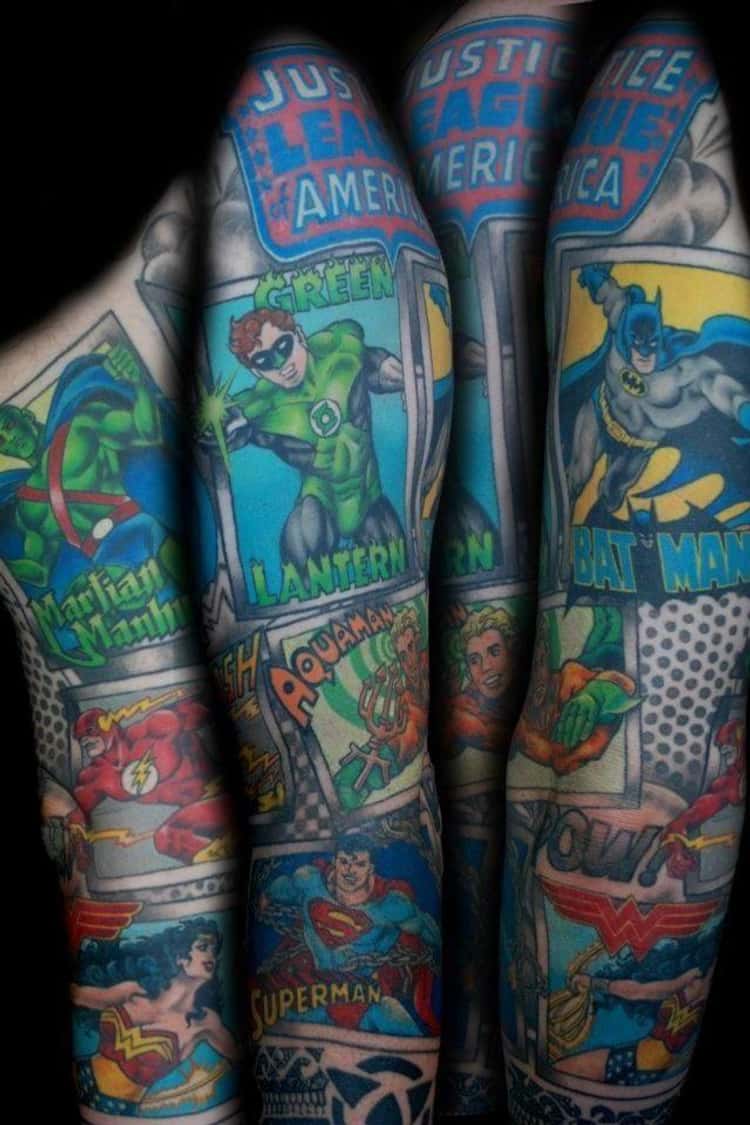 The Coolest & Best DC Comics Tattoos